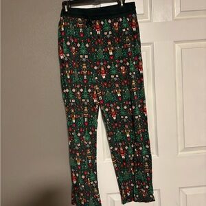 Little Sleepies Nutcracker Pajama Pants - Green and Red